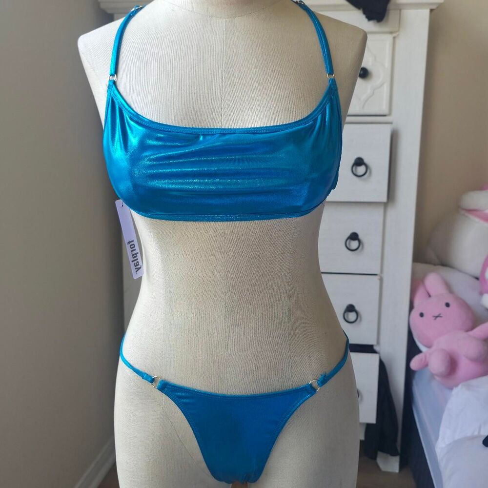 Unbranded Women's Blue Bikinis-and-tankini-sets